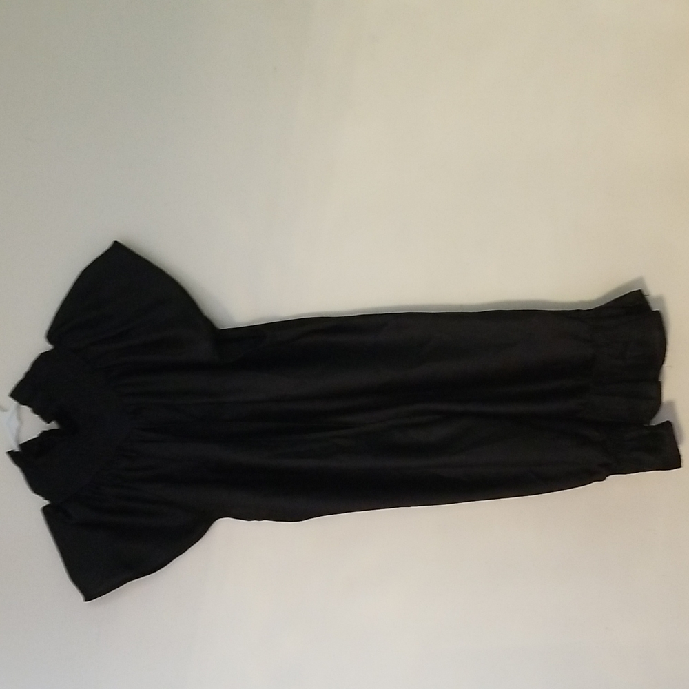 Silky black blouse